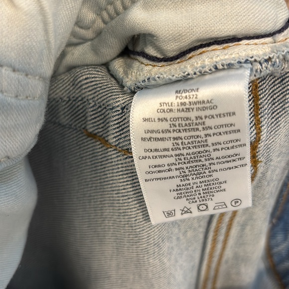 RE/DONE| New 90s High Rise Ankle Crop Jeans (size:27) - Picture 6 of 9